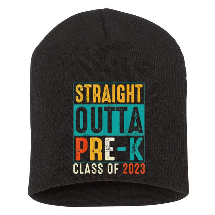 Straight Outta Pre K Preschool Graduation Gifts Short Acrylic Beanie