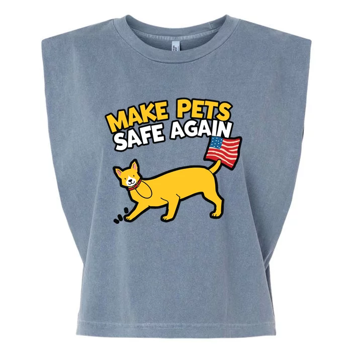 Save Our Pets Cats 2024 Make Pets Safe Again Garment-Dyed Women's Muscle Tee