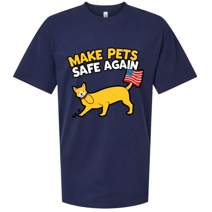 Save Our Pets Cats 2024 Make Pets Safe Again Sueded Cloud Jersey T-Shirt