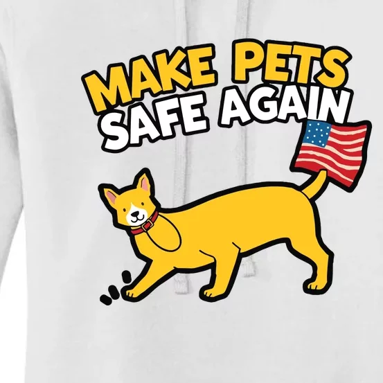 Save Our Pets Cats 2024 Make Pets Safe Again Women's Pullover Hoodie