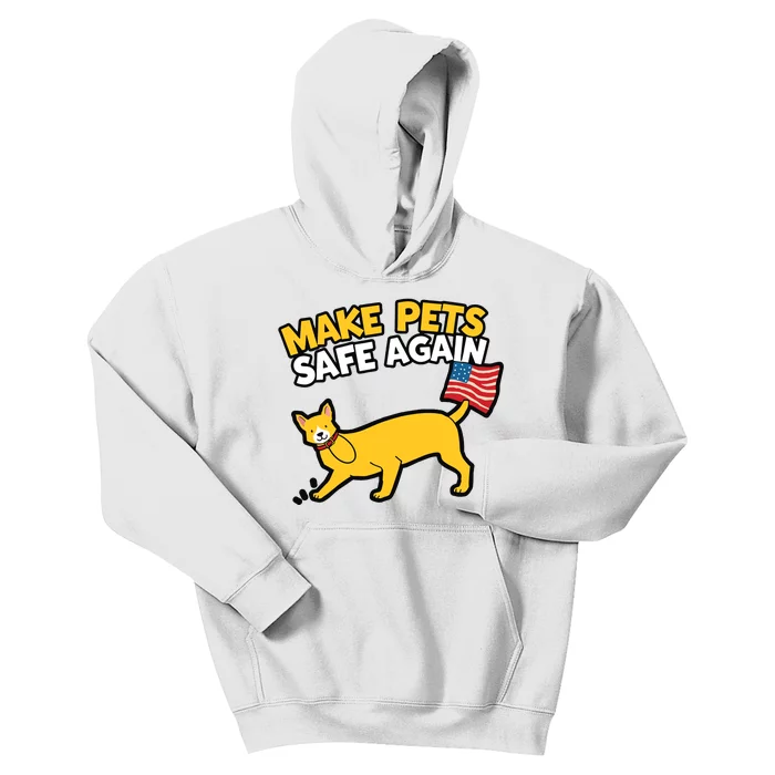 Save Our Pets Cats 2024 Make Pets Safe Again Kids Hoodie