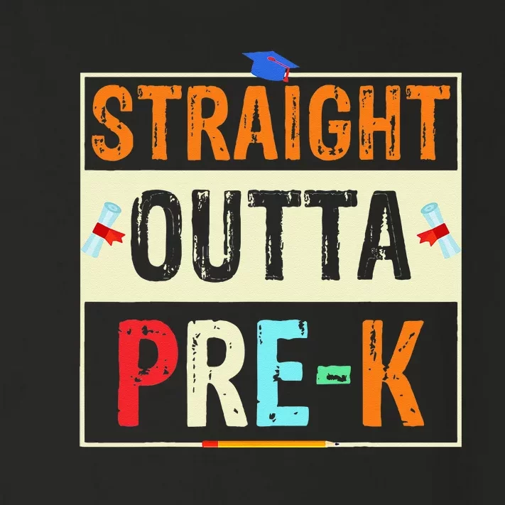 Straight Outta Pre K Preschool Graduation Gifts Toddler Long Sleeve Shirt