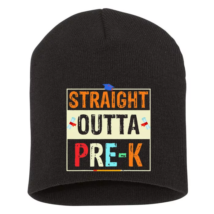 Straight Outta Pre K Preschool Graduation Gifts Short Acrylic Beanie