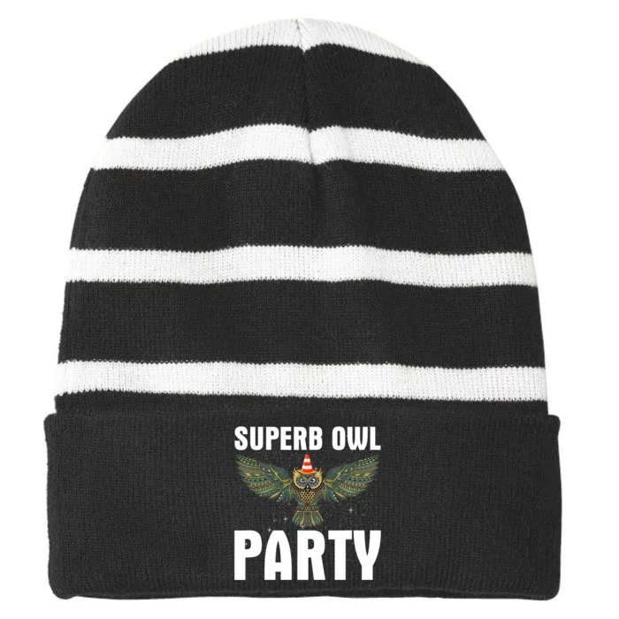 Superb Owl Party What We Do in the Shadows Classic Striped Beanie with Solid Band