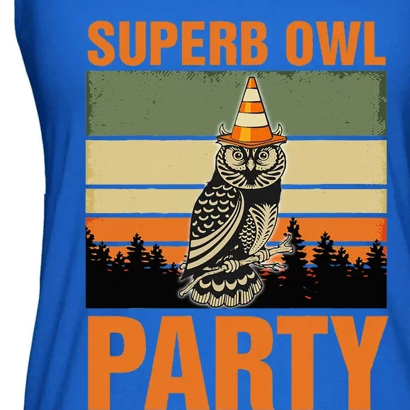 Superb Owl Party Ladies Essential Flowy Tank