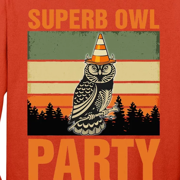 Superb Owl Party Tall Long Sleeve T-Shirt