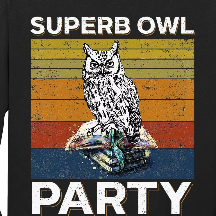 Superb Owl Party What We Do In The Shadows Owl Lover Tall Long Sleeve T-Shirt