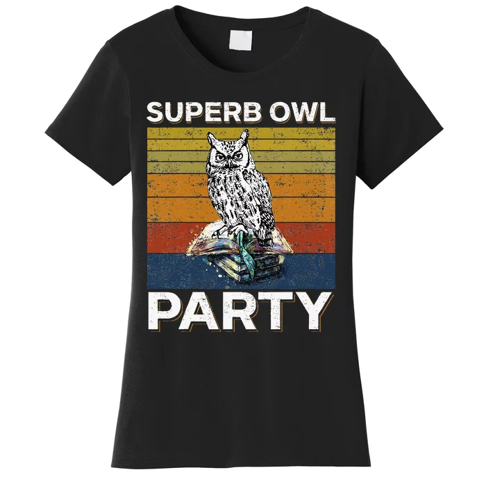 Superb Owl Party What We Do In The Shadows Owl Lover Women's T-Shirt