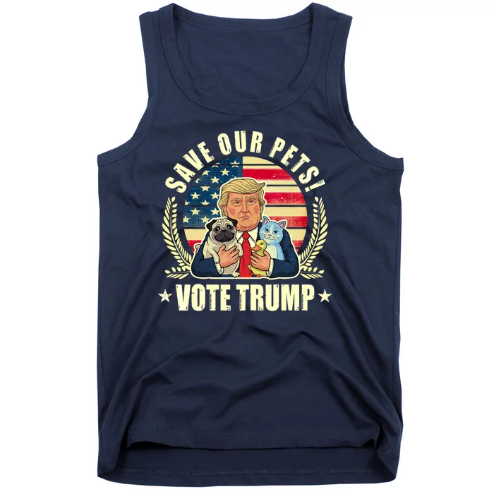 Save Our Pets Vote For Trump 2024 Trump Vance 2024 Election Tank Top