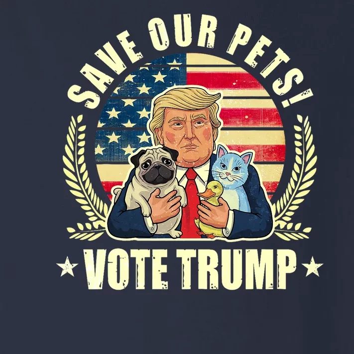 Save Our Pets Vote For Trump 2024 Trump Vance 2024 Election Toddler Long Sleeve Shirt