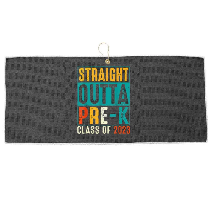 Straight Outta Pre K Preschool Graduation Gifts Large Microfiber Waffle Golf Towel