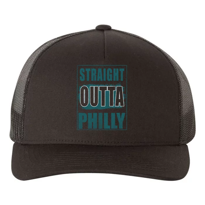 Straight Outta Philly Philadelphia Football Fans Yupoong Adult 5-Panel Trucker Hat