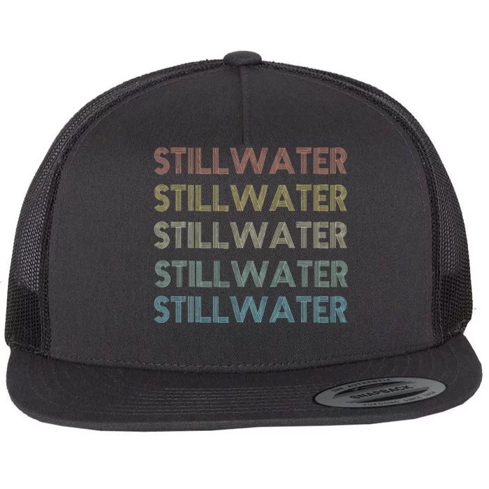 Stillwater Oklahoma Pride Vintage State Ok Retro 70s Flat Bill Trucker Hat