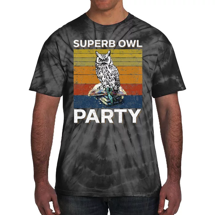 Superb Owl Party What We Do In The Shadows Owl Lover Tie-Dye T-Shirt