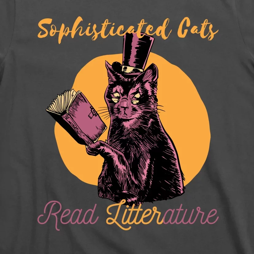 Sophisticated Cats Read Litterature T-Shirt