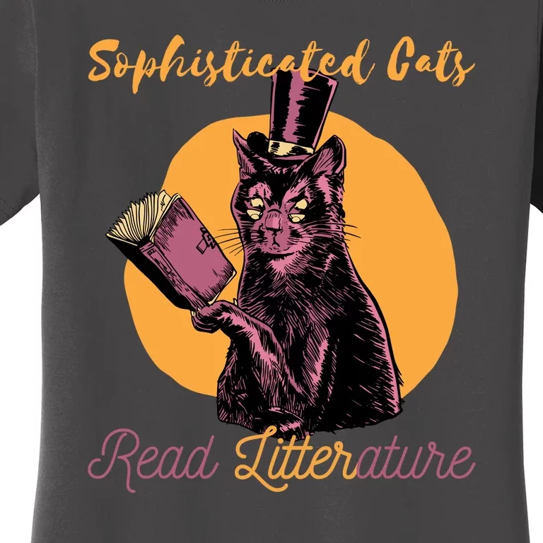 Sophisticated Cats Read Litterature Women's T-Shirt