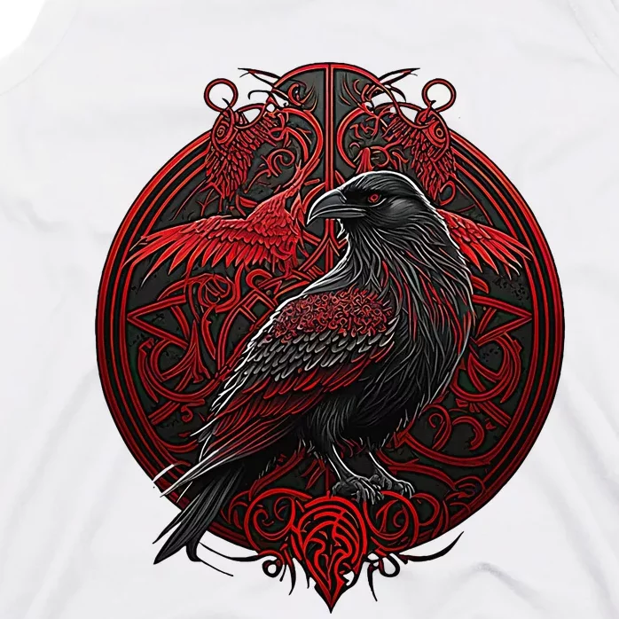 Scandinavian Odin Raven Tank Top