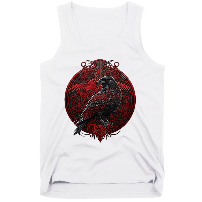 Scandinavian Odin Raven Tank Top