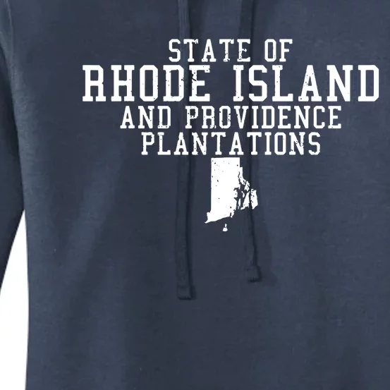 State Of Rhode Island And Providence Plantations Women's Pullover Hoodie