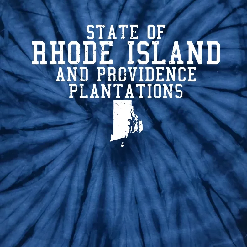 State Of Rhode Island And Providence Plantations Tie-Dye T-Shirt