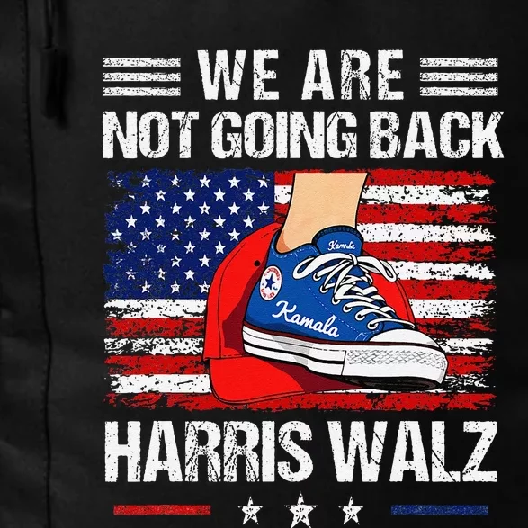 Stepping On Red Hat WeRe Not Going Back Harris Walz Daily Commute Backpack