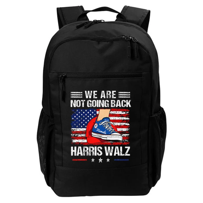 Stepping On Red Hat WeRe Not Going Back Harris Walz Daily Commute Backpack