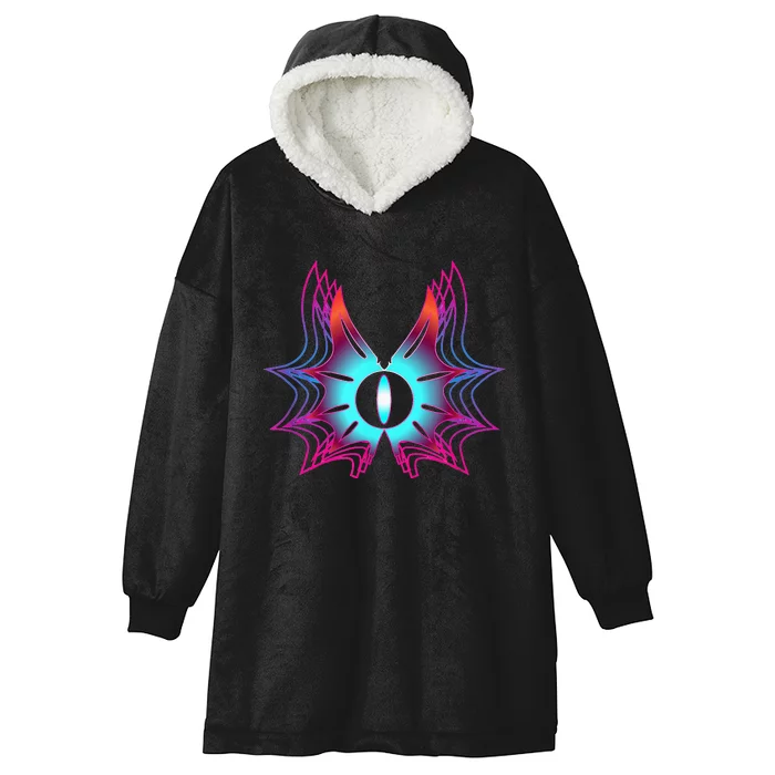 sensory overload ricstroh logo Hooded Wearable Blanket