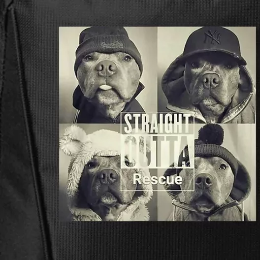 Straight Outta Rescue Pitbull City Backpack