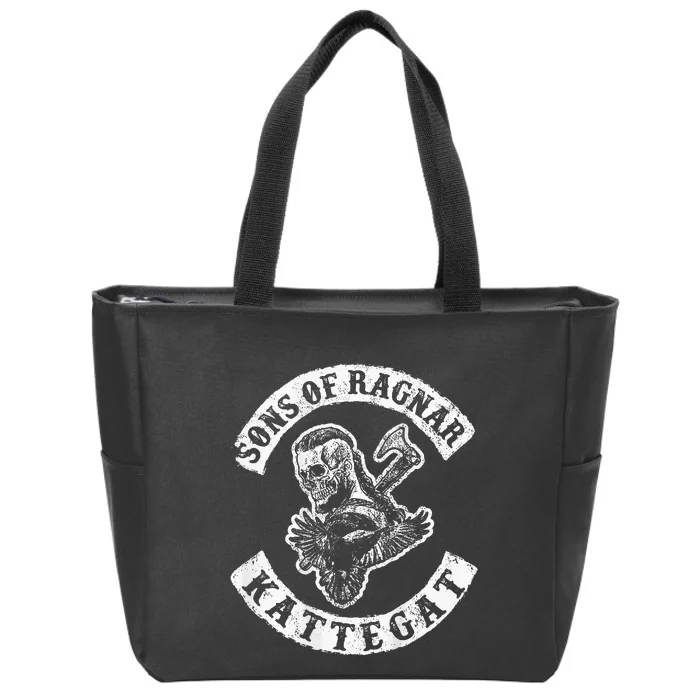 Sons Of Ragnar Kattegat Zip Tote Bag