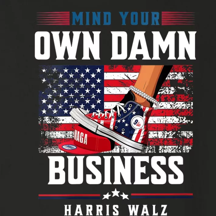 Stepping On Red Hat Mind Your Own Damn Business Harris Waltz Toddler Long Sleeve Shirt