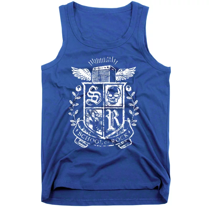 School Of Rock Distressed Crest Tank Top