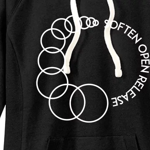 Soften Open Release Doula Labor Coach Birth Companion Gift Women's Fleece Hoodie