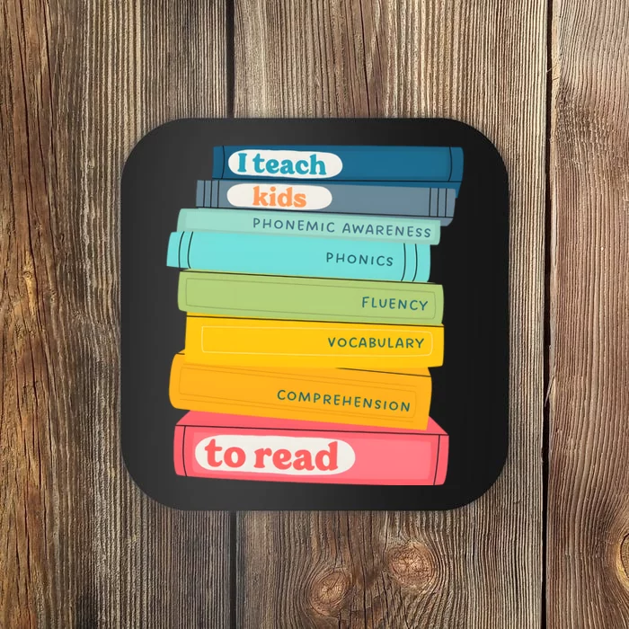 Science Of Reading Teacher Scentist Reader Lover Coaster