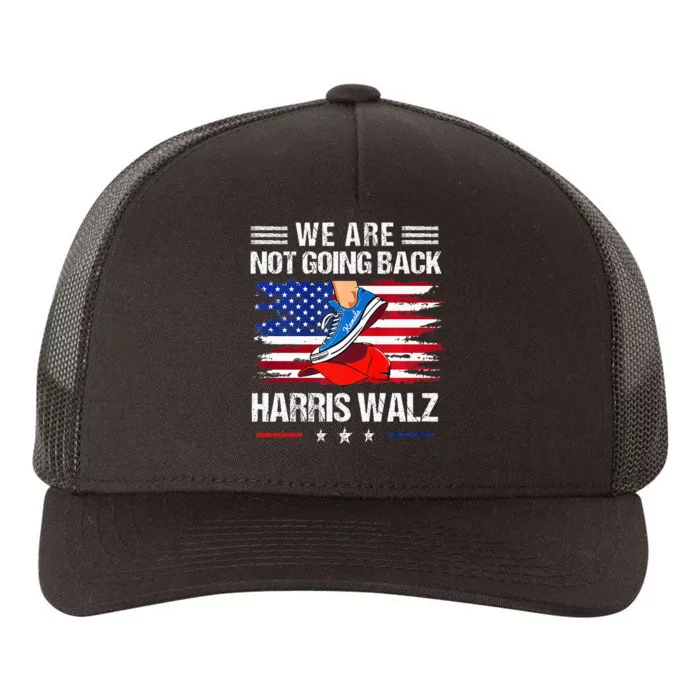 Stepping On Red Hat WeRe Not Going Back Harris Waltz Premium Yupoong Adult 5-Panel Trucker Hat