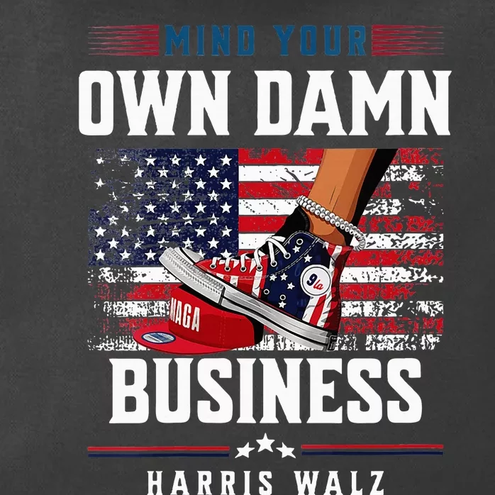 Stepping On Red Hat Mind Your Own Damn Business Harris Waltz Zip Tote Bag