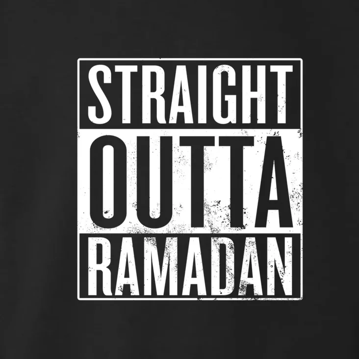 Straight Outta Ramadan Gift Ramadan Mubarak Toddler Hoodie