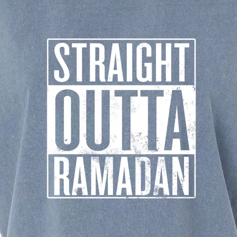 Straight Outta Ramadan Gift Ramadan Mubarak Garment-Dyed Women's Muscle Tee