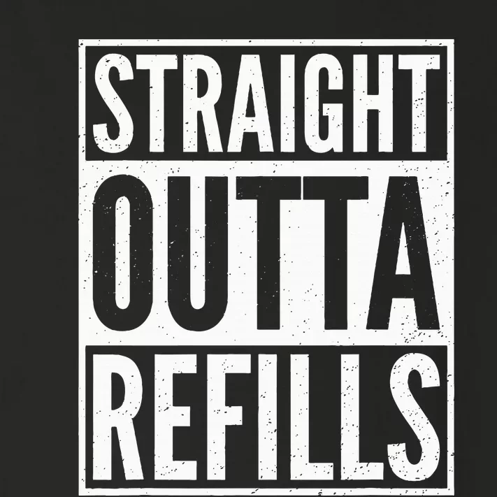 Straight Outta Refills Funny Pharmacist Pharmacy Technician Toddler Long Sleeve Shirt