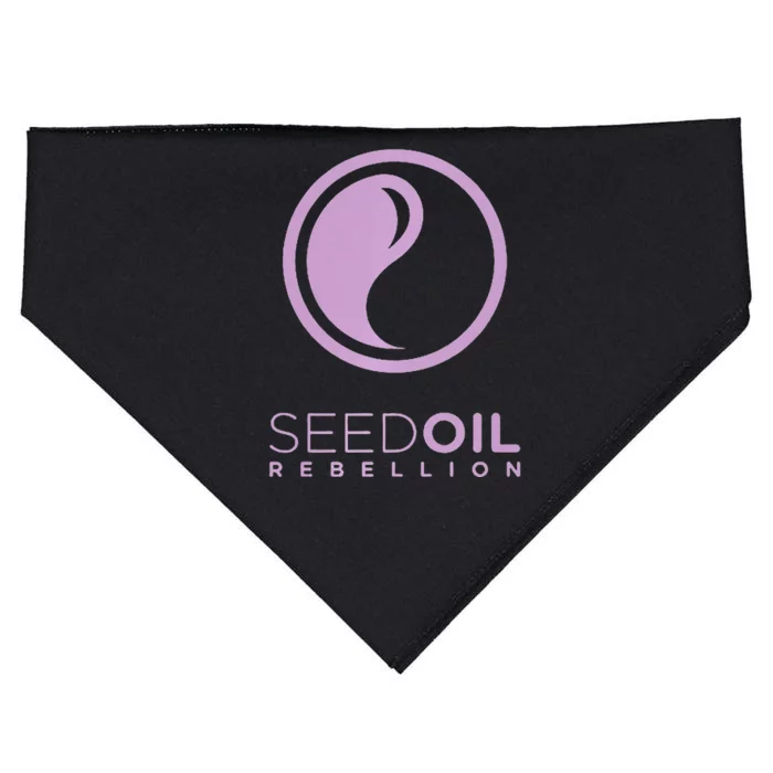 Seed Oil Rebellion merch USA-Made Doggie Bandana