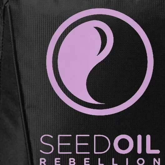 Seed Oil Rebellion merch City Backpack