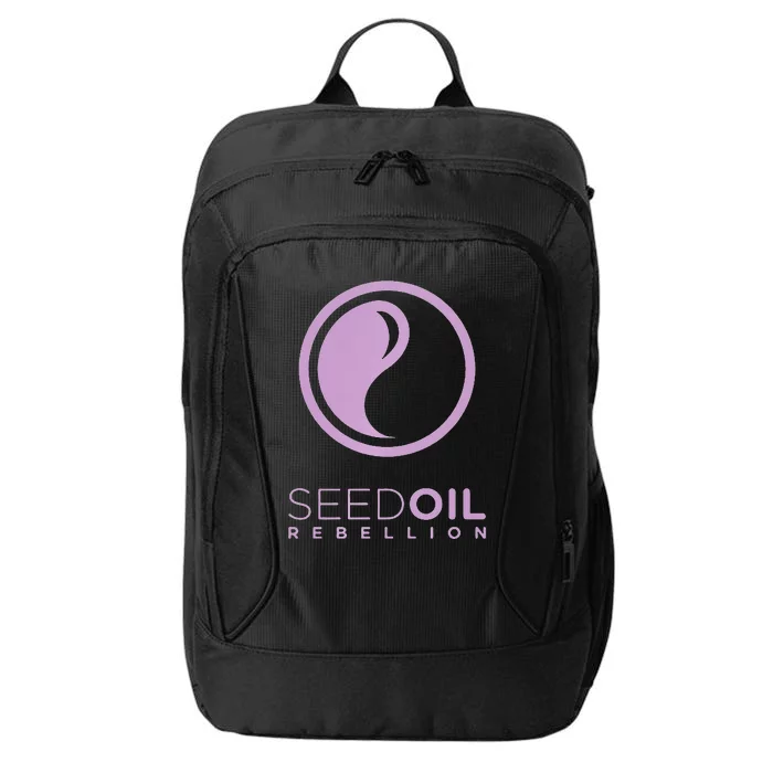 Seed Oil Rebellion merch City Backpack