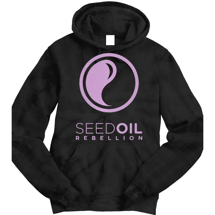 Seed Oil Rebellion merch Tie Dye Hoodie