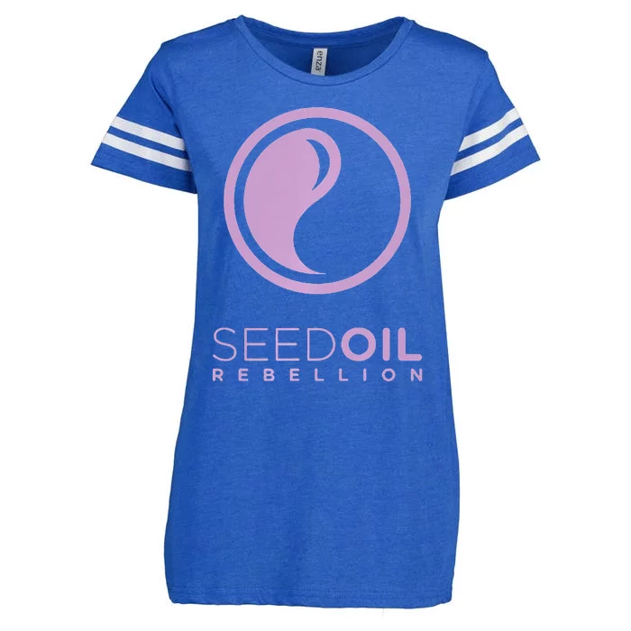 Seed Oil Rebellion merch Enza Ladies Jersey Football T-Shirt