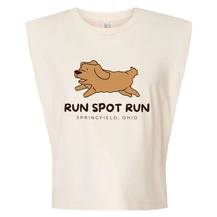 Springfield Ohio Run Spot Run Garment-Dyed Women's Muscle Tee