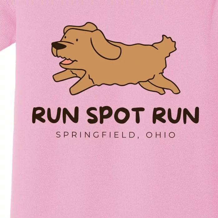 Springfield Ohio Run Spot Run Baby Bodysuit