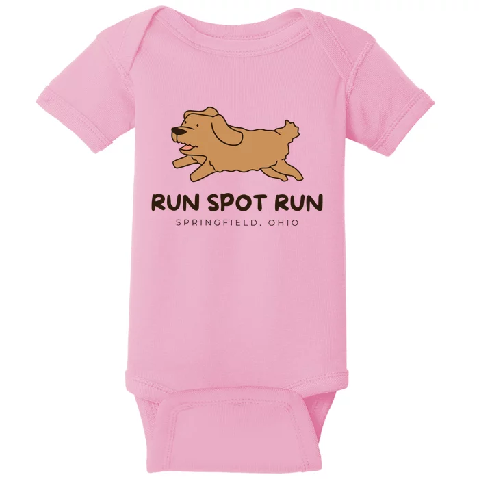 Springfield Ohio Run Spot Run Baby Bodysuit