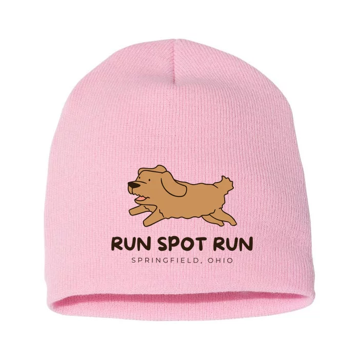 Springfield Ohio Run Spot Run Short Acrylic Beanie