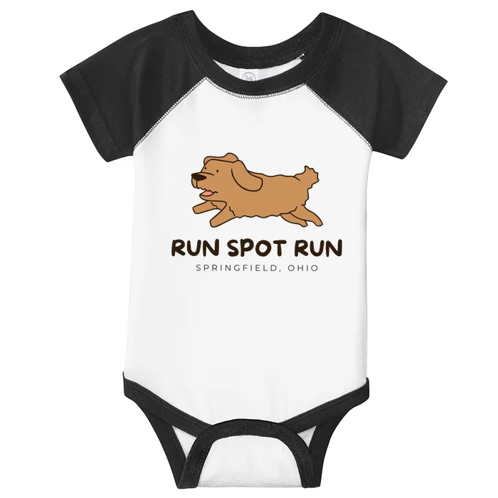 Springfield Ohio Run Spot Run Infant Baby Jersey Bodysuit