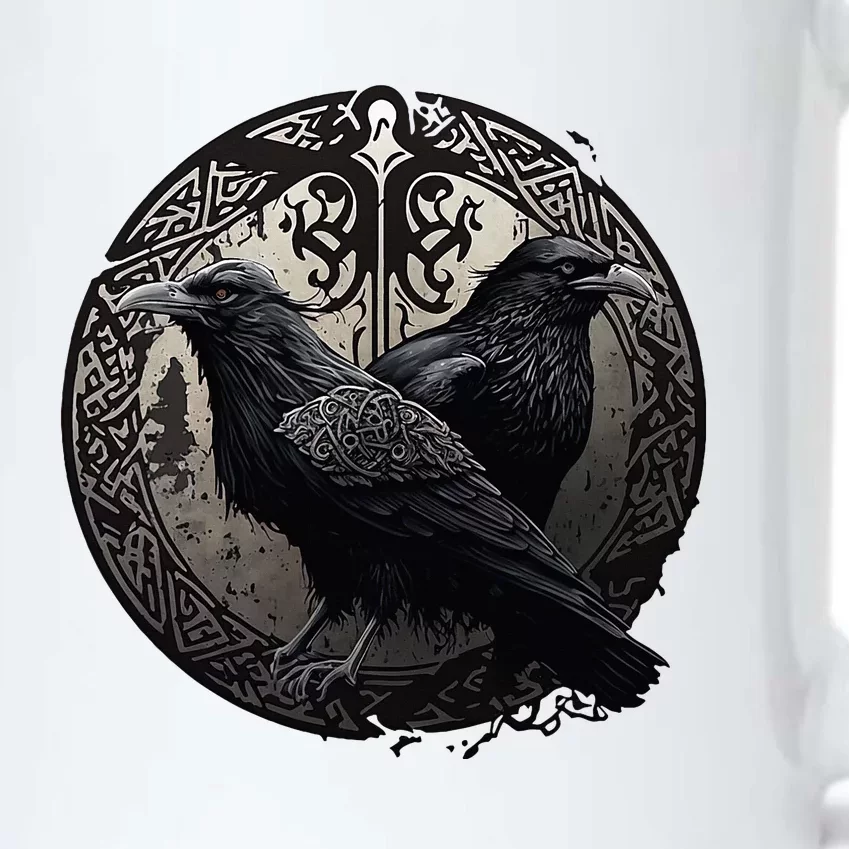 Scandinavian Odin R.A.V.E.N.S Black Color Changing Mug