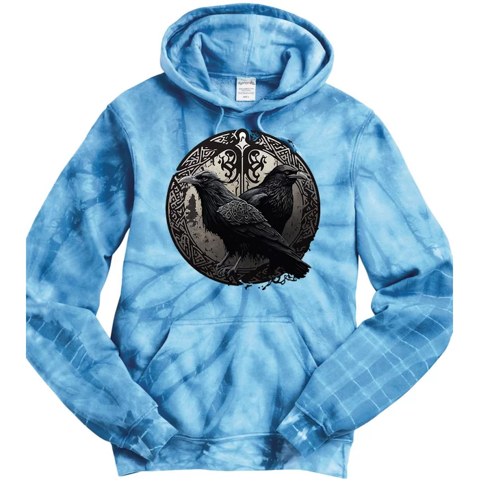 Scandinavian Odin R.A.V.E.N.S Tie Dye Hoodie